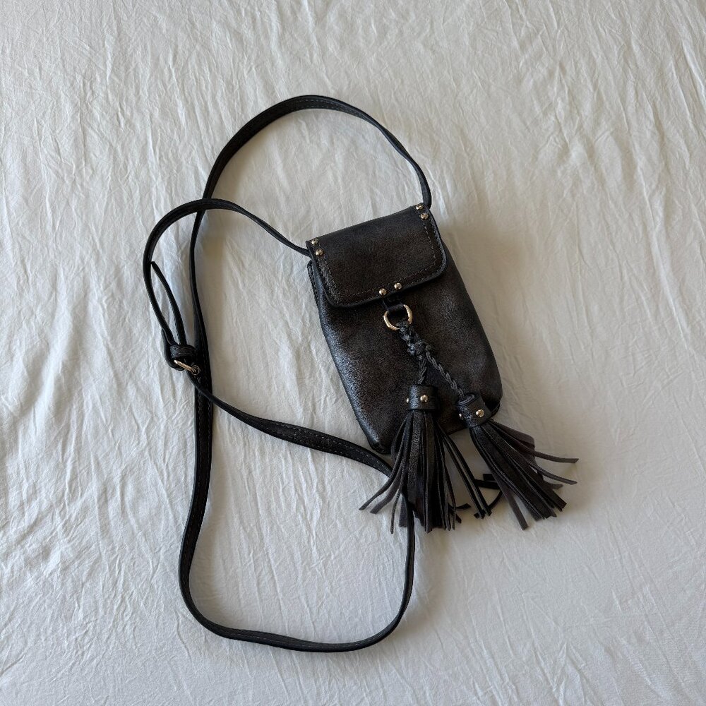 Tassel Crossbody Mini Bag